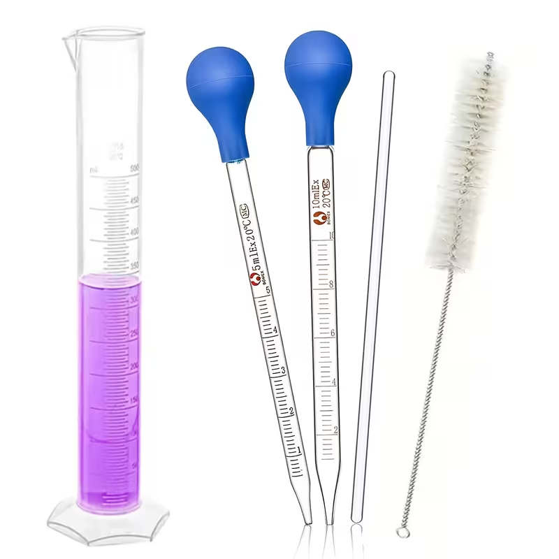 Science Experiment - Zestaw szklanych pipet do eksperymentów, odpowiedni