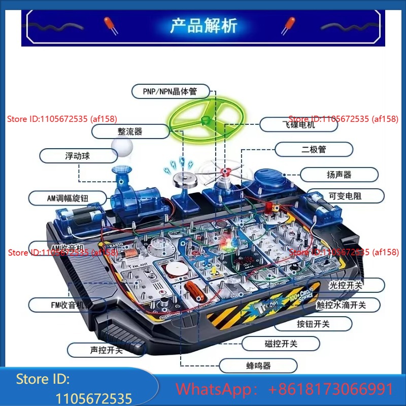 Science Toys - Kompletny zestaw zabawek-puzzle dla dzieci, do