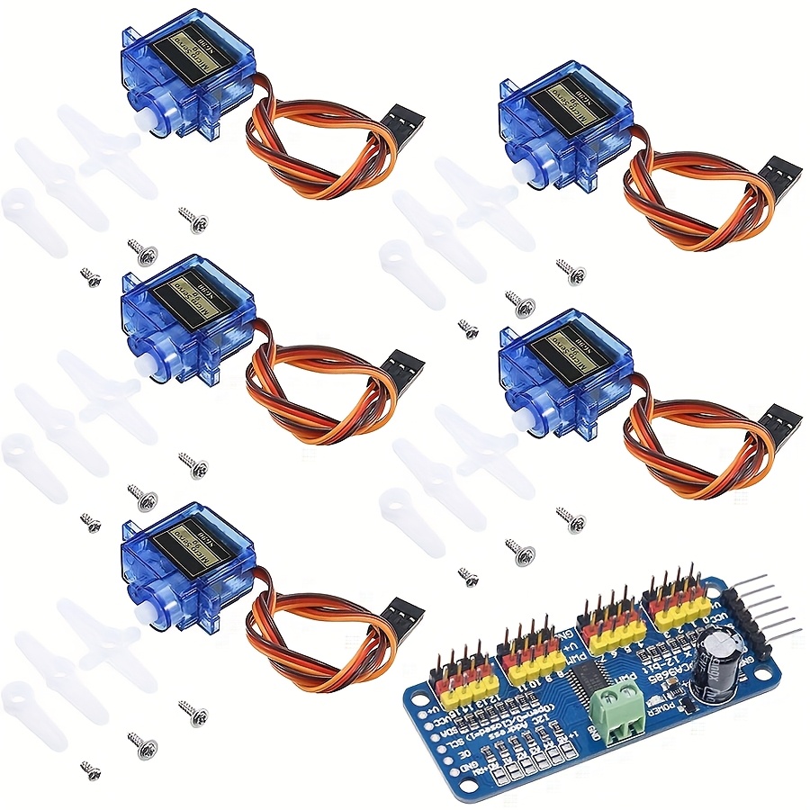 Robot Arm Motor - 5 szt. serwomotorów SG90 9G +