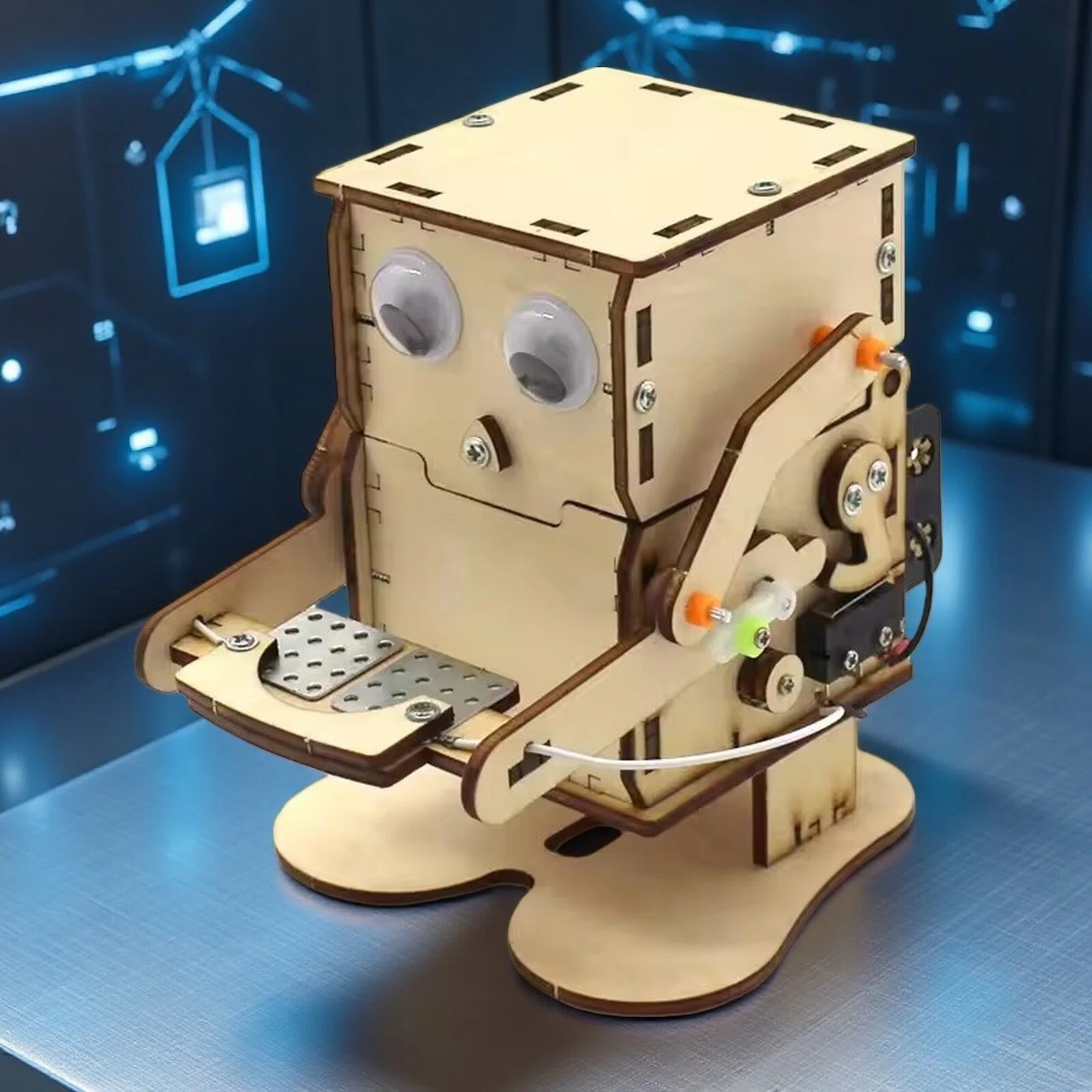 Science Diy Model - Robot pochłaniający monety - model do