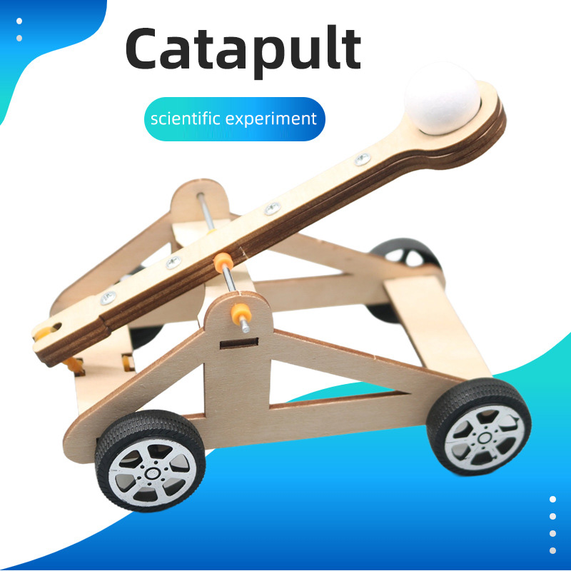 Science Project Kit - Zestaw do samodzielnego wykonania katapultry, zestaw