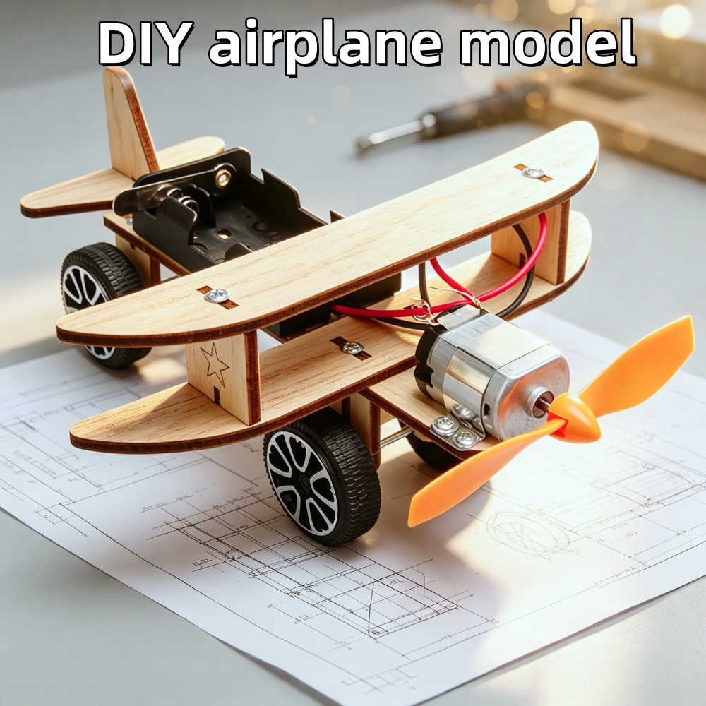Science Hobby Kit - Zestaw do samodzielnego montażu elektrycznego szybowca,