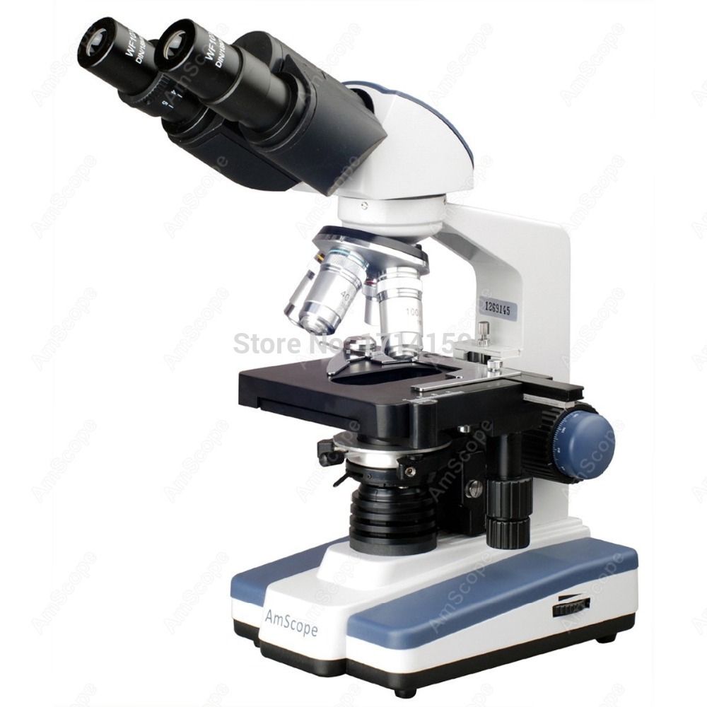 Amscope Microscope Compound 40X-1000X - Mikroskop podstawowy i profesjonalny AmScope LED