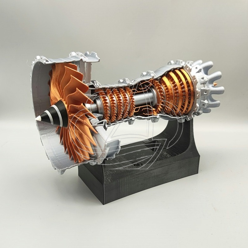 Science Hobby Kit - Miniaturowy silnik turbofanowy, model silnika do
