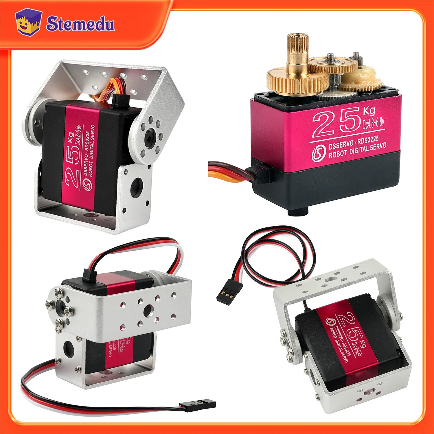 Robot Arm Motor - 25KG Robot Cyfrowy serwomechanizm o wysokim