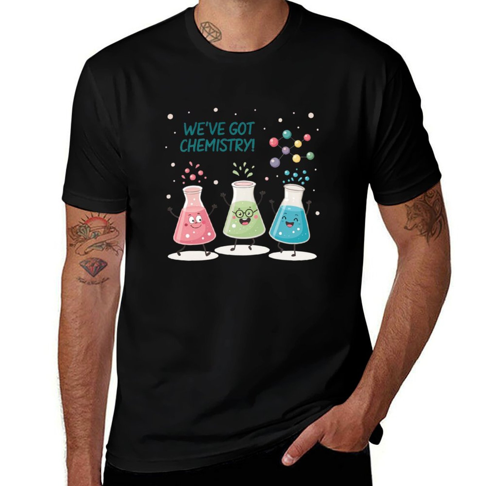 Science Buddies - Koszulka Science Beaker Buddies, lekka koszulka
