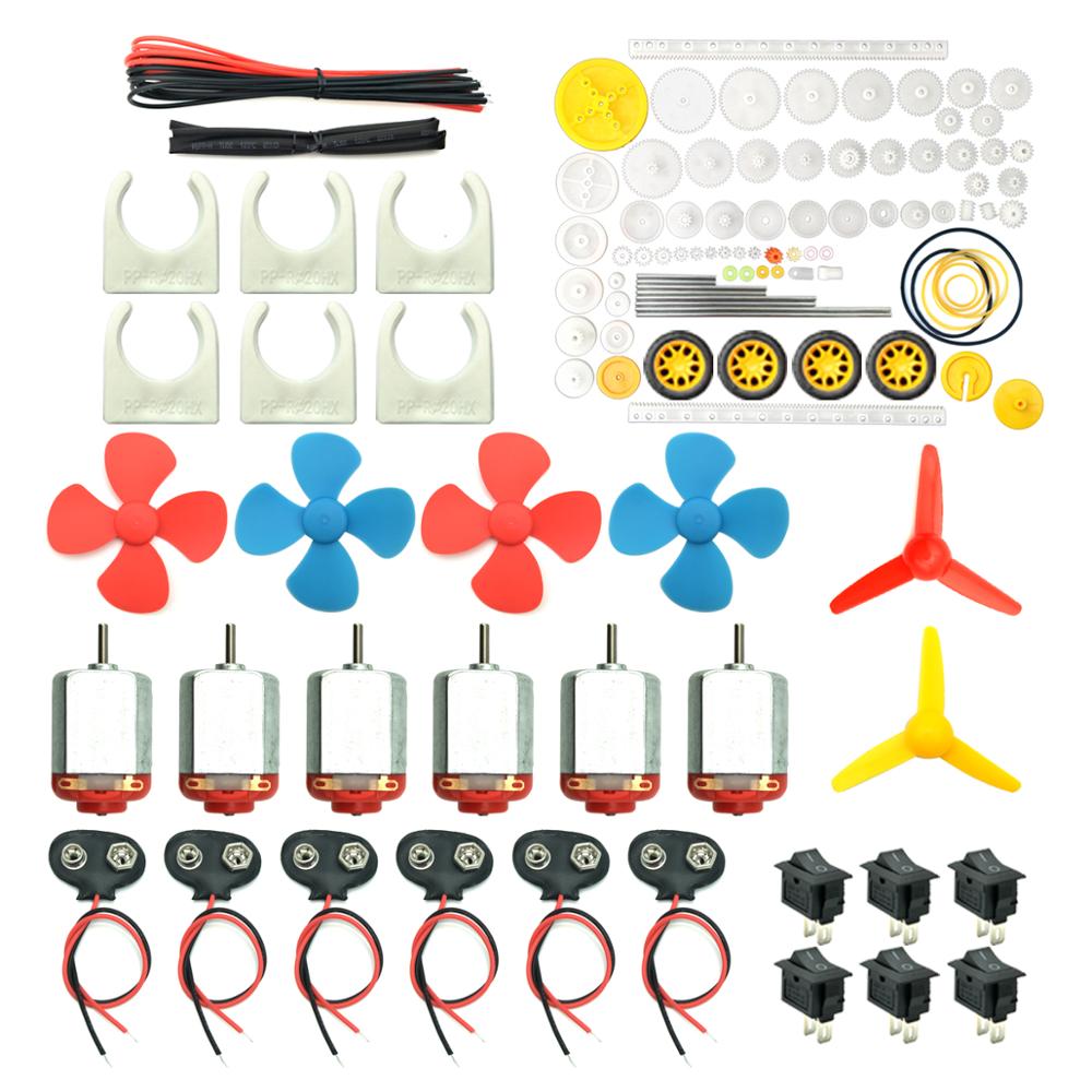 Zestaw 6 silników, mini elektr – Science Hobby Kit recenzja i cena