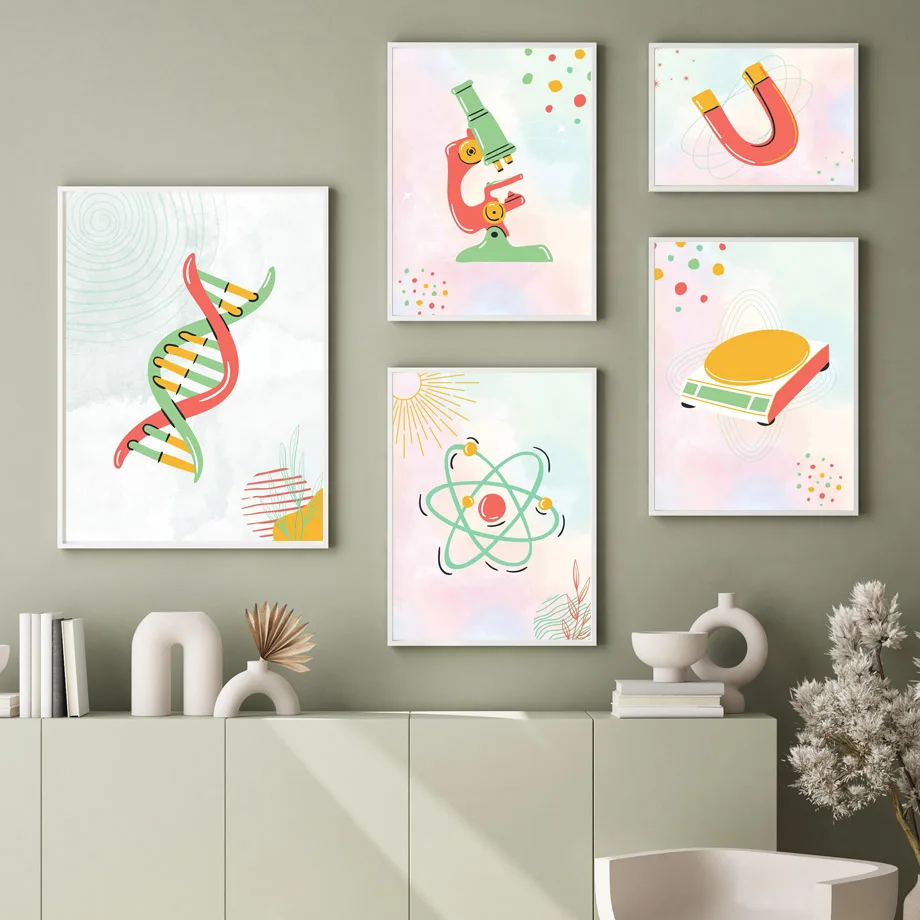 1 szt. bezramowy obraz na płót – Science Nursery recenzja i cena