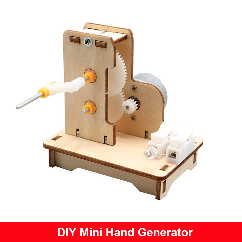 DIY Mini generator ręczny DIY  – Science Project Kit recenzja i cena