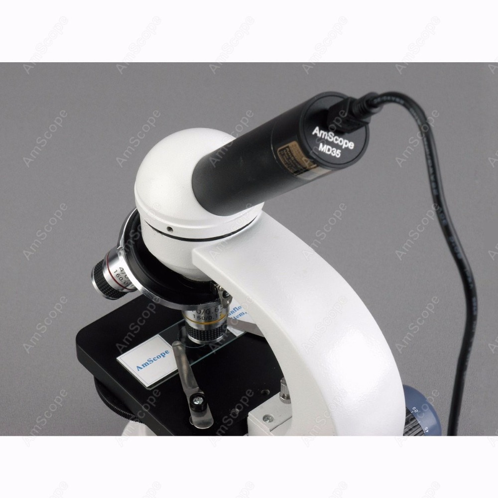 Mikroskop monokularowy bezprze – Amscope Microscope Compound 40X-1000X recenzja i cena